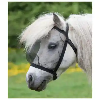Pets Place Waldhausen Basis Vliegenmasker Zonder Oren - Anti insect - Zwart Shetty aanbieding