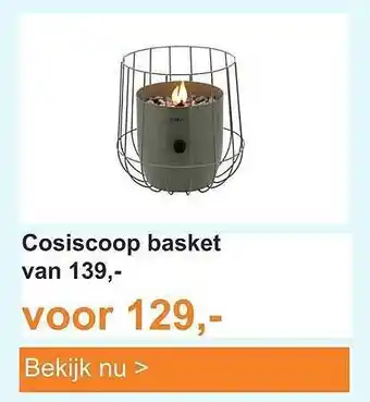 Tuinmeubelland Cosiscoop Basket aanbieding