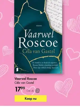 The Read Shop Vaarwel Roscoe - Céla Van Gastel aanbieding