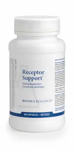 De Online Drogist Biotics Receptor Support Capsules 60CP aanbieding