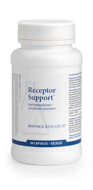 De Online Drogist Biotics Receptor Support Capsules 60CP aanbieding
