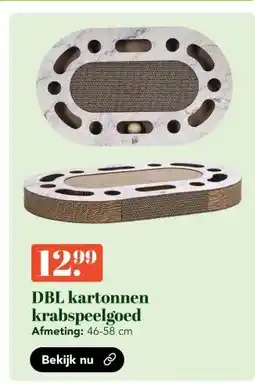 Discus DBL kartonnen krabspeelgoed Afmeting: 46-58 cm aanbieding