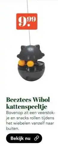 Discus Beeztees Wibol kattenspeeltje aanbieding