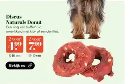 Discus Discus Naturals Donut Een ring van buffelhuid, aanbieding