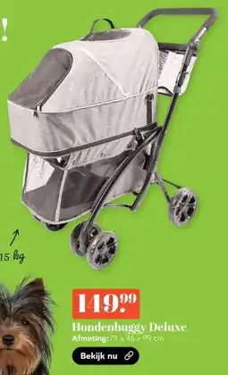 Discus Hondenbuggy Deluxe. Afmeting:79 x 46 x 99 cm aanbieding