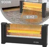 Bol.com ICQN Infrarood Kachel Elektrische Verwarming - 900W - IP20 aanbieding