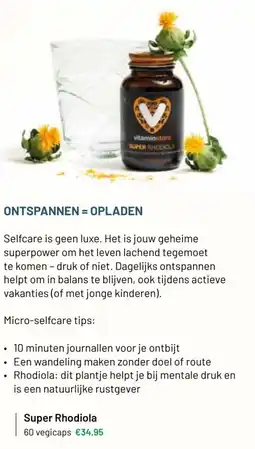 Vitaminstore Super Rhodiola aanbieding