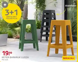 Praxis Keter barkruk lucca aanbieding