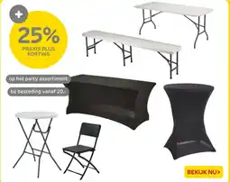 Praxis op het party assortiment aanbieding