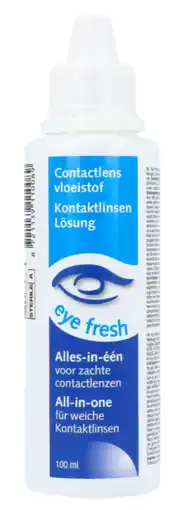 De Online Drogist Eye Fresh Alles-in-één Contactlens Vloeistof 100ML aanbieding