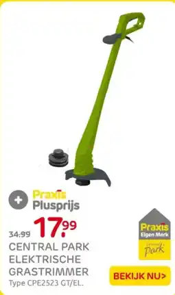 Praxis Central Park Elektrische Grastrimmer aanbieding