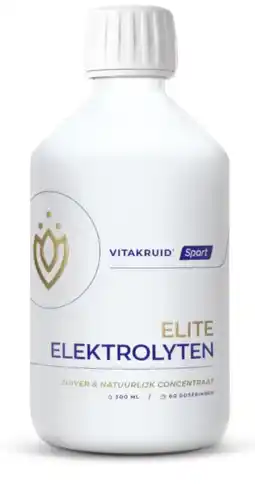 De Online Drogist Vitakruid Sport Elite Elektrolyten 300ML aanbieding