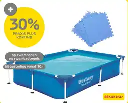 Praxis op zwembaden en zwembadtegels aanbieding