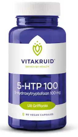 De Online Drogist Vitakruid 5-HTP 100 mg 90CP aanbieding
