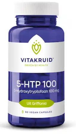 De Online Drogist Vitakruid 5-HTP 100 mg 90CP aanbieding