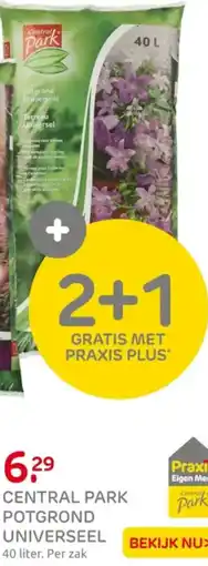 Praxis Central park potgrond universeel aanbieding