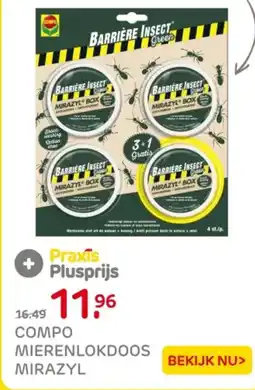 Praxis Compo mierenlokdoos mirazyl aanbieding