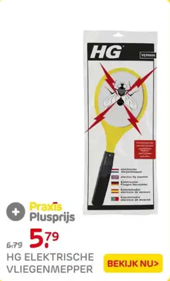 Praxis HG elektrische vliegenmepper aanbieding