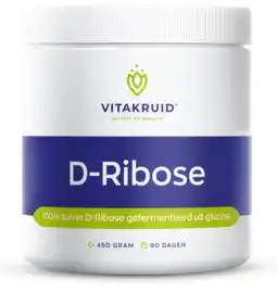 De Online Drogist Vitakruid D-Ribose Poeder 450GR aanbieding