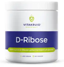 De Online Drogist Vitakruid D-Ribose Poeder 450GR aanbieding