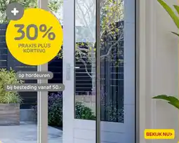 Praxis op hordeuren aanbieding