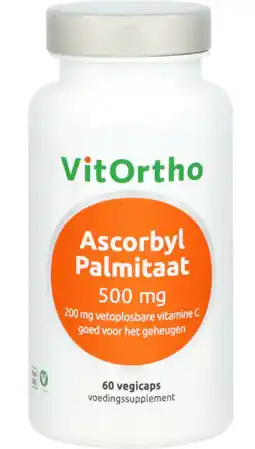 De Online Drogist VitOrtho Ascorbyl Palmitaat Vegicaps 60VCP aanbieding