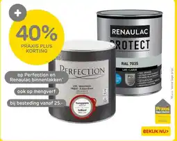 Praxis op Perfection en Renaulac binnenlakken aanbieding