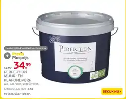 Praxis Perfection muur en plafondverf aanbieding