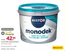 Praxis Histor monodek aanbieding
