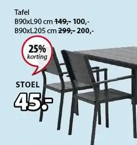 Jysk Maderup Tafel aanbieding