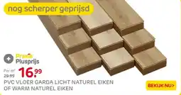 Praxis Pvc vloer garda licht naturel eiken of warm naturel eiken aanbieding