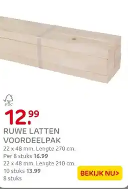 Praxis Ruwe latten voordeelpak aanbieding
