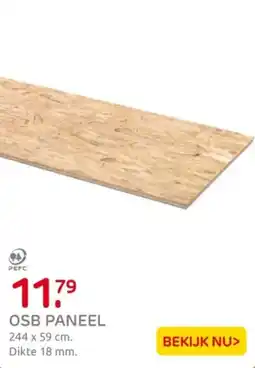 Praxis OSB paneel aanbieding