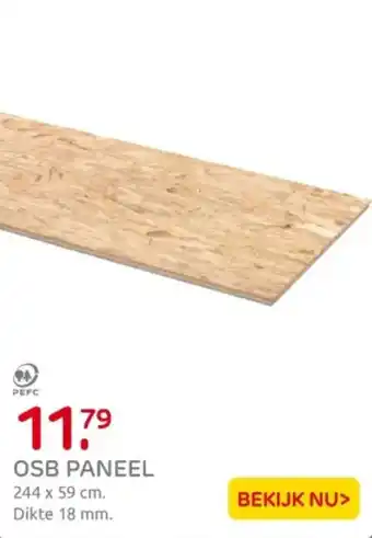Praxis OSB paneel aanbieding