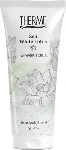 De Online Drogist Therme Zen White Lotus Shower Scrub 200ML aanbieding