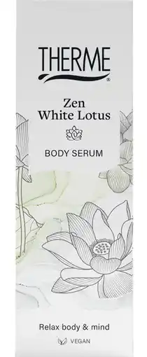 De Online Drogist Therme Zen White Lotus Body Serum 125ML aanbieding
