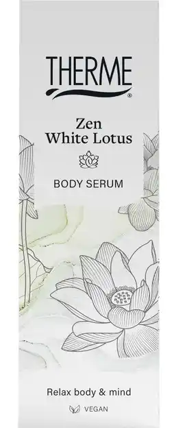 De Online Drogist Therme Zen White Lotus Body Serum 125ML aanbieding