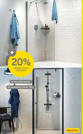 Praxis op douchecabines aanbieding