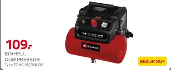 Praxis Einhell compressor aanbieding