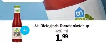 Albert Heijn AH Biologisch Tomatenketchup aanbieding