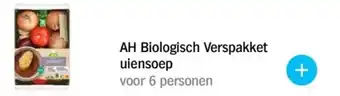Albert Heijn AH Biologisch Verspakket uiensoep aanbieding