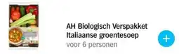 Albert Heijn AH Biologisch Verspakket Italiaanse groentesoep aanbieding
