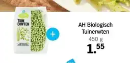 Albert Heijn AH Biologisch Tuinerwten aanbieding