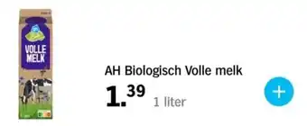 Albert Heijn AH Biologisch Volle melk aanbieding