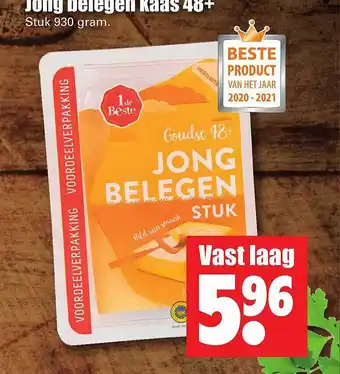 Dirk Jong Belegen Kaas 48+ aanbieding