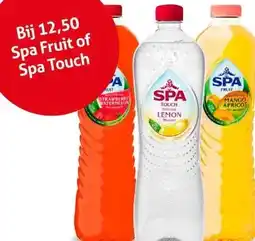 Hoogvliet Deze WEEK GRATIS bezorging Bij 12,50 Spa Fruit of Spa Touch aanbieding