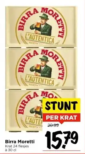 Vomar Voordeelmarkt Birra Moretti aanbieding
