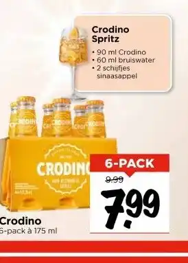 Vomar Voordeelmarkt Crodino 6-pack à 175 ml aanbieding