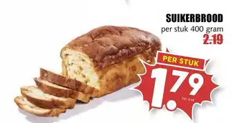 MCD Supermarkt Suikerbrood 400g aanbieding