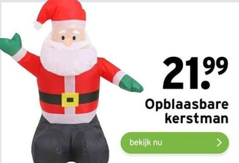 GAMMA Opblaasbare kerstman aanbieding
